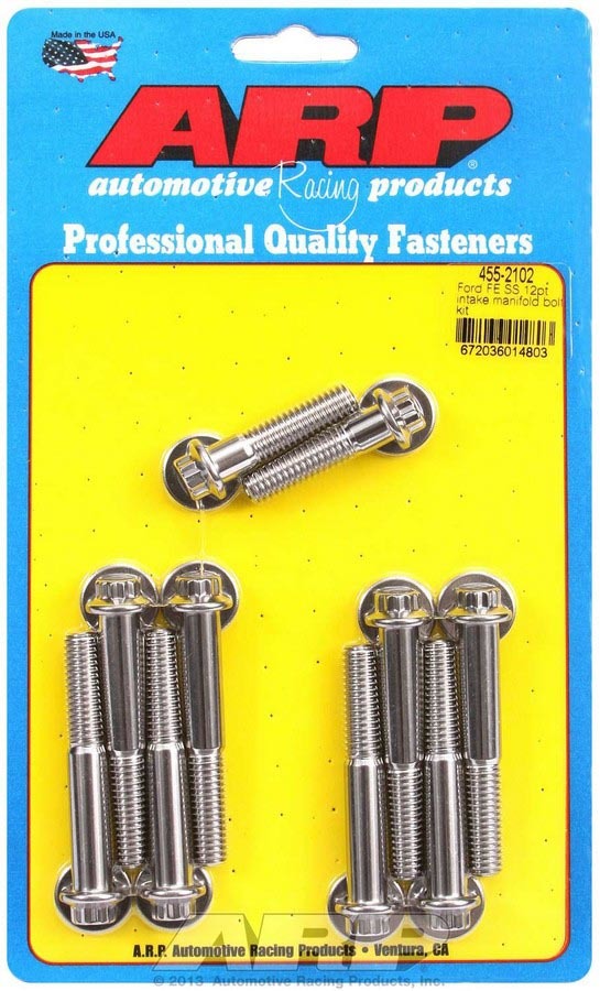 [ARP455-2102] ARP - BBF S/S Intake Bolt Kit 12pt