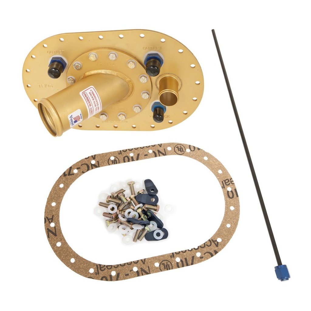 [ATLPT-BG-039] ATL Fuel Cells - 2-1/4in O.D. Fill w/ Flapper Valve Assy. 1in Ve