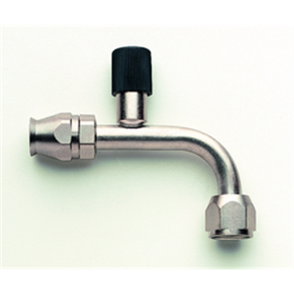 [AERFCE1834] Aeroquip - 90 Degree -10 A/C Fitting W/Charge Port