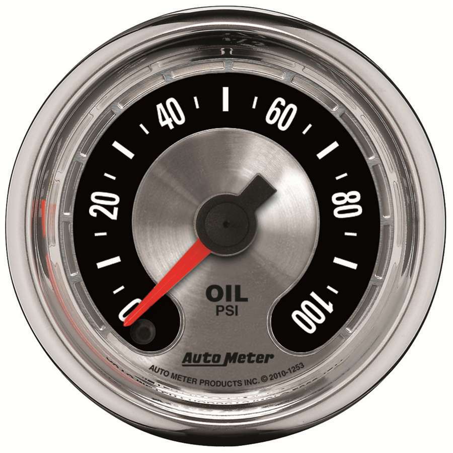 [ATM1219] Autometer - 2-1/16 A/M Oil Pressure Gauge 0-100psi
