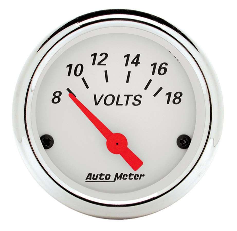 [ATM1391] Autometer - Arctic White Voltmeter