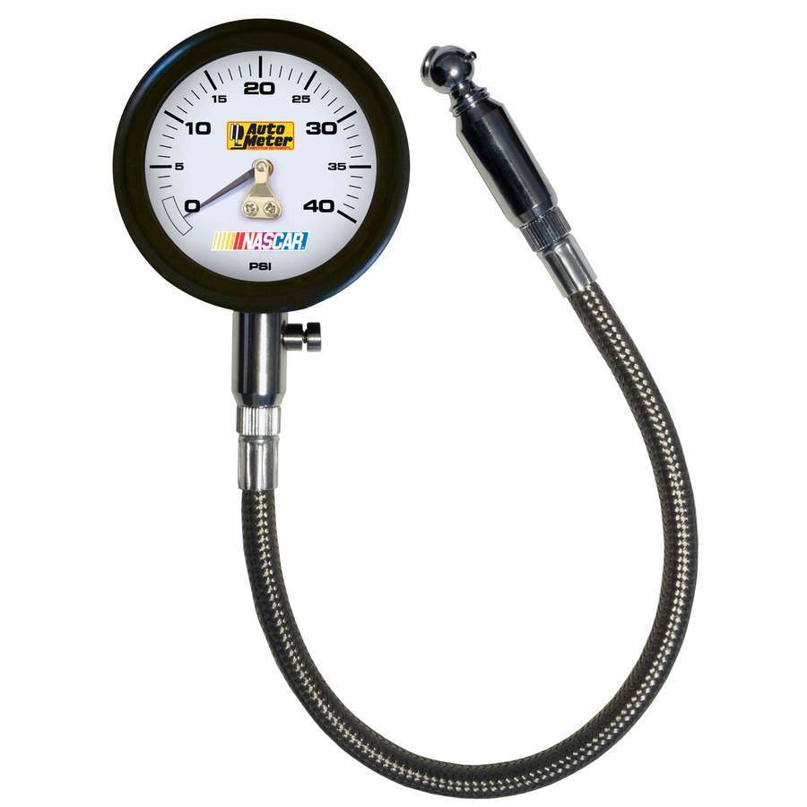 [ATM2162] Autometer - Tire Pressure Gauge 0-40 Psi Analog W/Bleed Valve