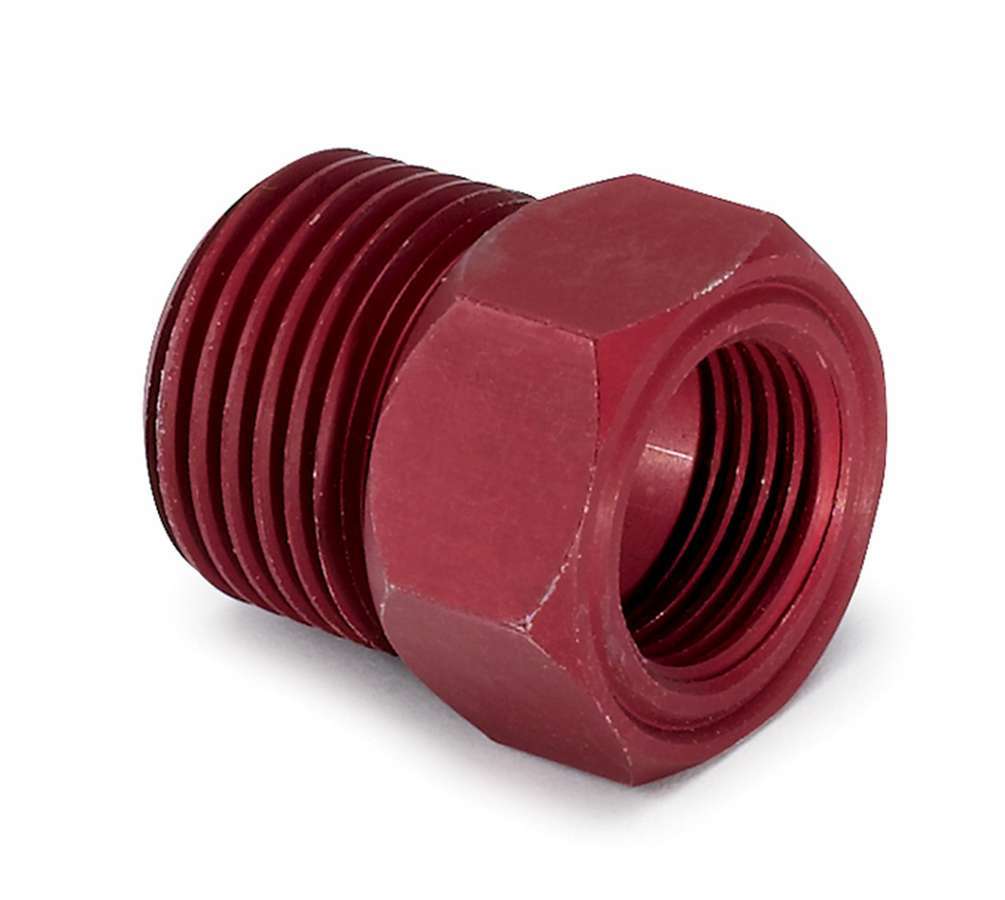 [ATM2273] Autometer - 1/2in Npt Aluminum Temp. Adapter Fitting - Red