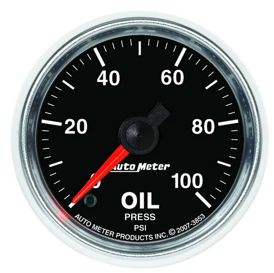 [ATM3853] Autometer - 2-1/16 GS Oil Pressure Gauge - 0-100psi