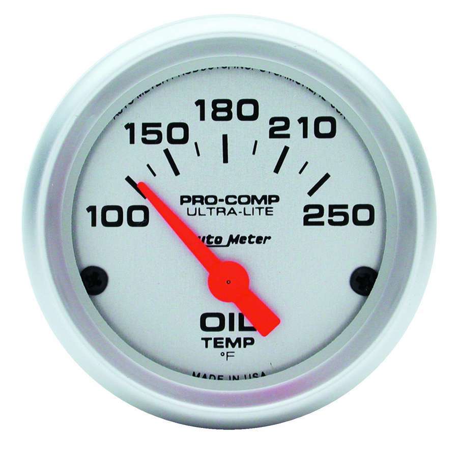 [ATM4347] Autometer - 2-1/16in Ultra Light Oil Temp. Gauge