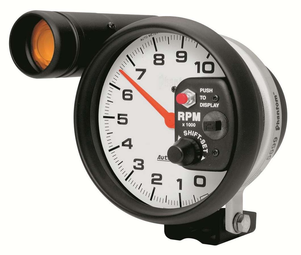 [ATM5899] Autometer - 5in Phantom Shift-Lite Tach 10000 RPM