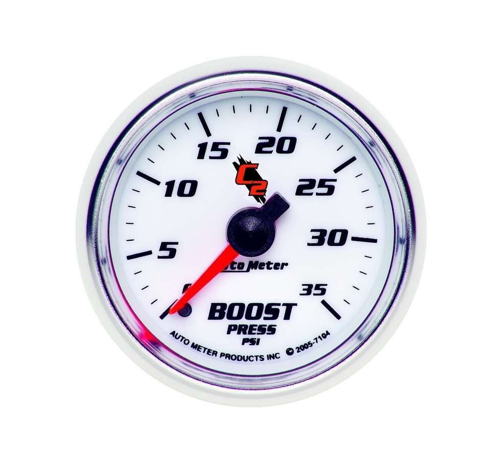[ATM7104] Autometer - 2-1/16in C2/S Boost Gauge 0-35 Psi