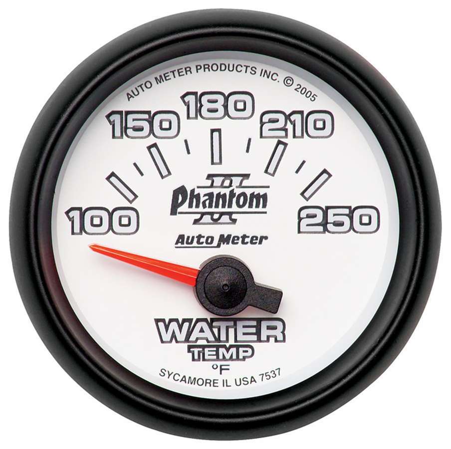[ATM7537] Autometer - 2-1/16in P/S II Water Temp. Gauge 100-250