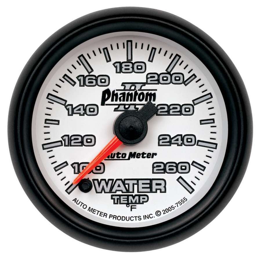 [ATM7555] Autometer - 2-1/16in P/S II Water Temp. Gauge 100-260