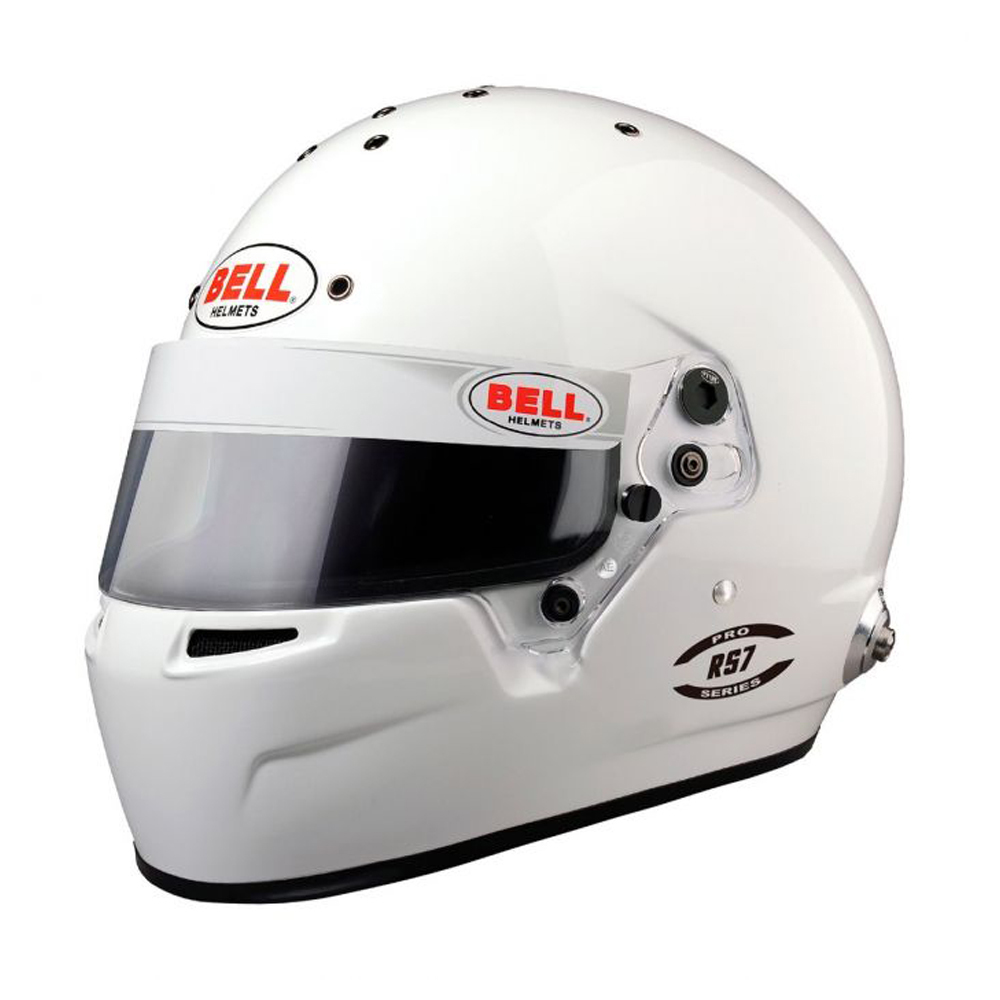 [BEL1310A08] Bell Helmets - Helmet RS7 7-3/8 White SA2020 FIA8859