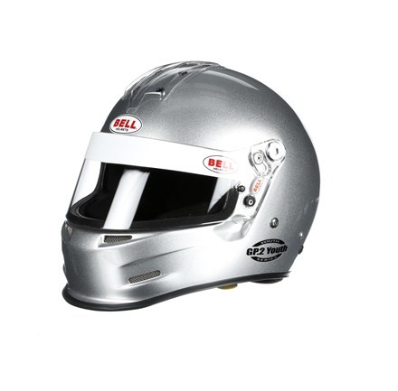 [BEL1425021] Bell Helmets - GP2 Youth Helmet Silver 4XS SFI24.1-15