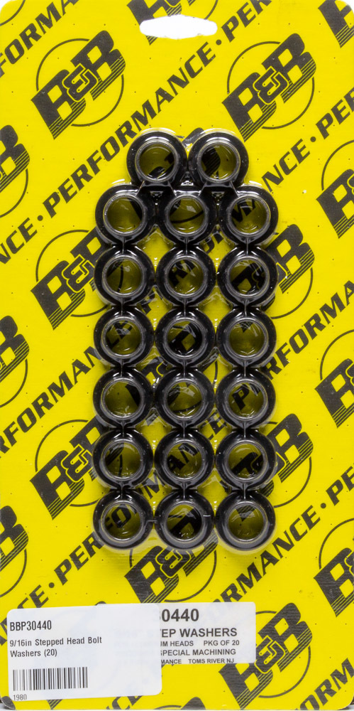 [BBP30440] B And B Performance Products - 9/16in Stepped Head Bolt Washers (20)