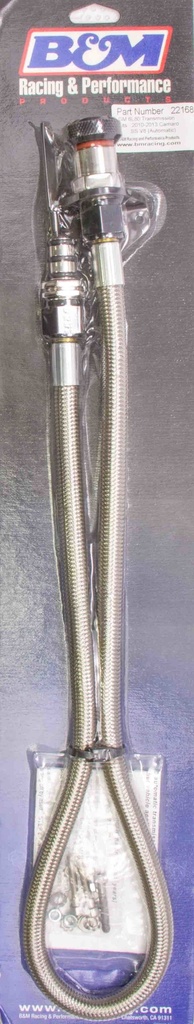 [BMM22168] B And M Automotive - Locking Trans Dipstick Kit 2010-Up Camaro SS