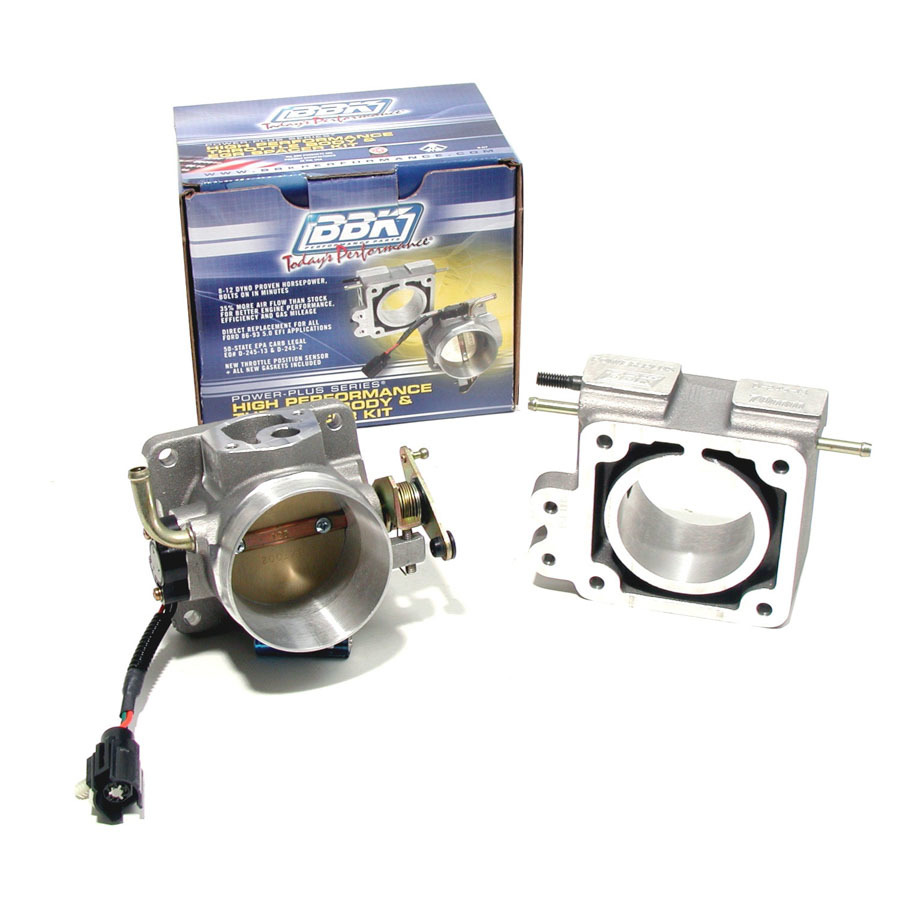 [BBK1500] BBK Performance - 70mm Throttle Body/EGR Plate Kit - 86-93 Must.