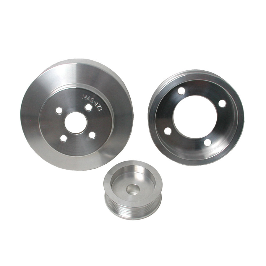 [BBK1554] BBK Performance - 3pc. Aluminum Pulley Kit - 94-95 Mustang 5.0L