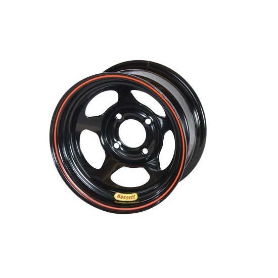 [BAS38SH3] Bassett - 13x8 4x100mm 3in Bs Black
