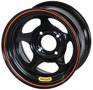 [BAS38SP4] Bassett - 13x8 4x4.25in 4in Bs Black