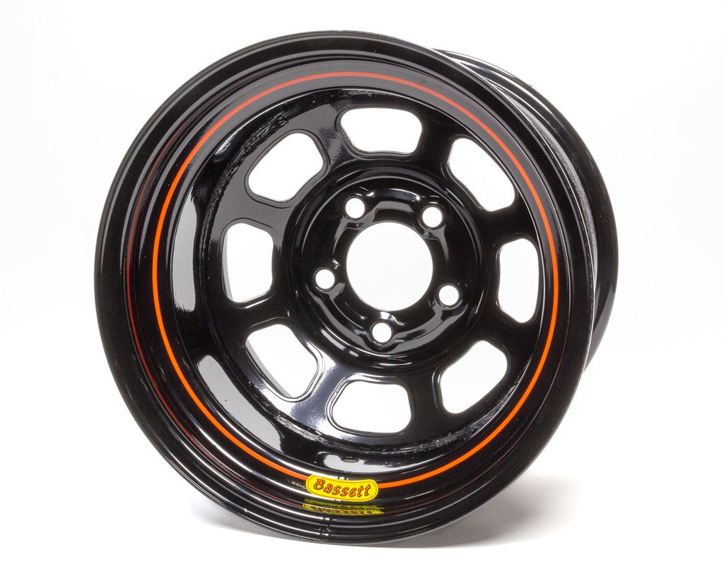 [BAS50S53B] Bassett - 15x10 5x5 Beaded Black Spun