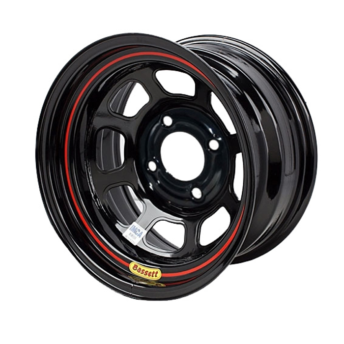 [BAS57RH3] Bassett - Wheel 15in X 7in 4x100MM Black