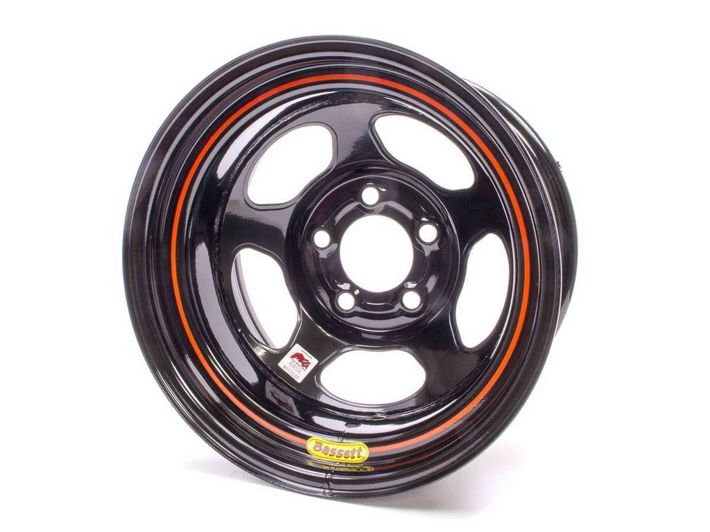 [BAS58AC3I] Bassett - 15X8 Imca Black Inertia 5X4.75