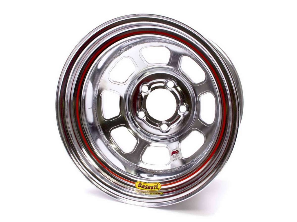 [BAS58DC1IC] Bassett - 15x8 Chrome Wheel 4.75BC 1in BS