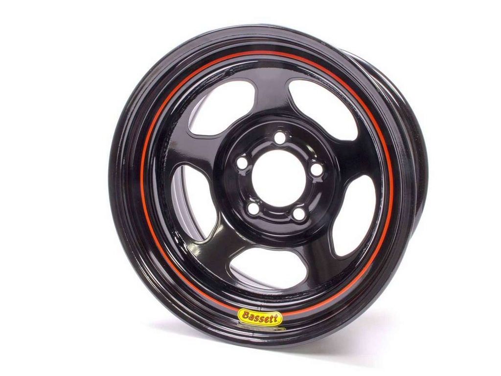 [BAS58RC2EB] Bassett - 15x8 5x4.75 Blk Inertia Armor Edge