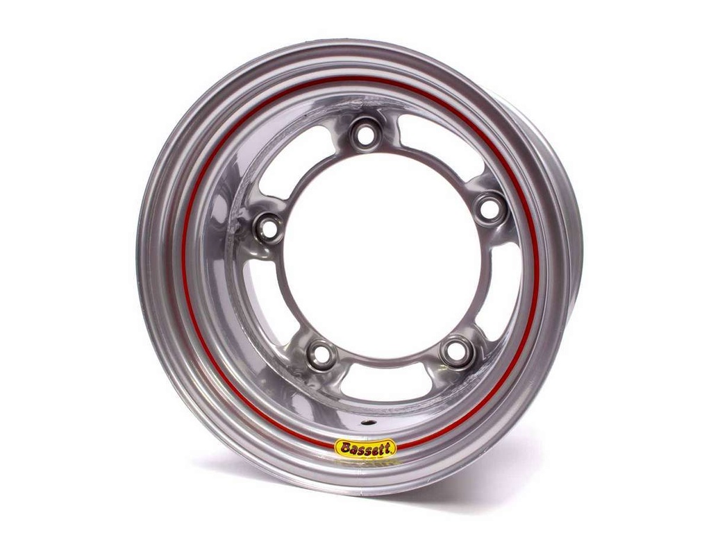 [BAS58SR2S] Bassett - 15X8 W/5 Silver Spun