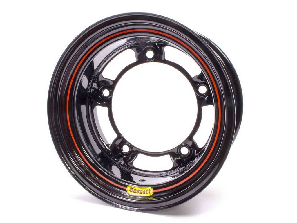 [BAS58SR3] Bassett - 15x8 W/5 Black Spun