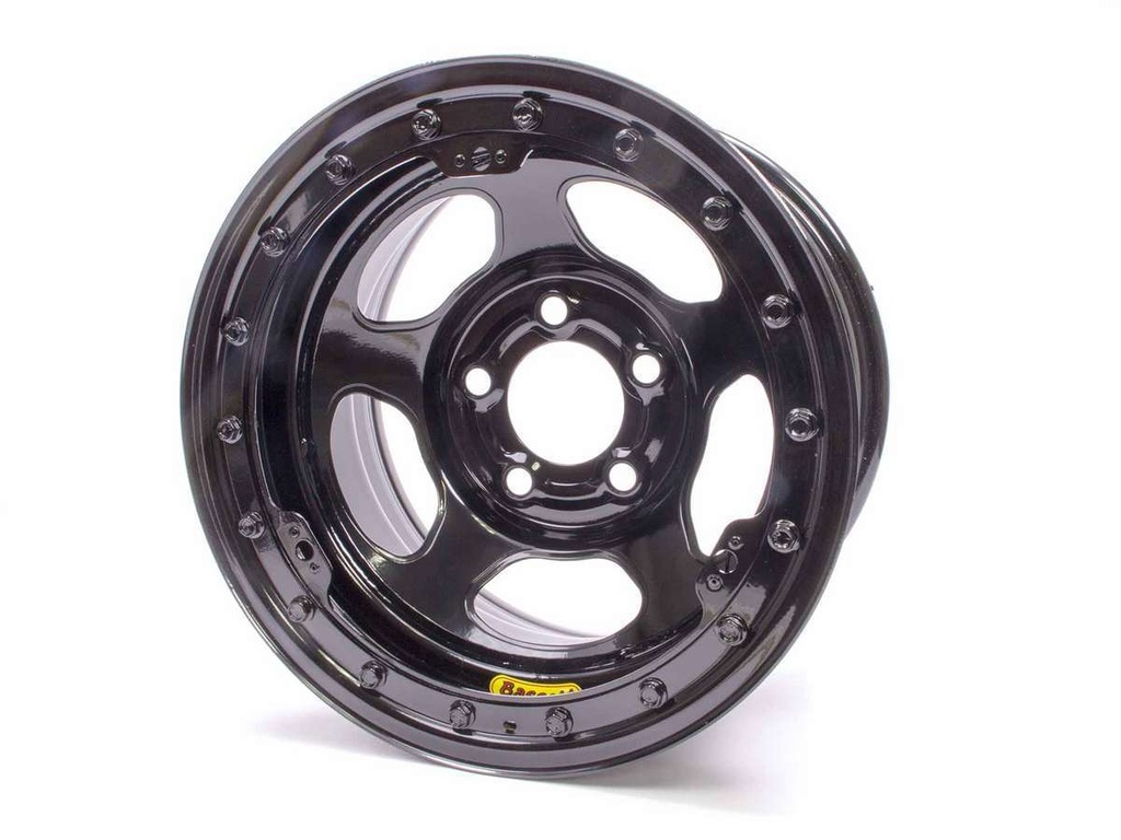[BAS59A52LK] Bassett - 15 X 8.75 B/L Black 5X5 2In Bs Inertia