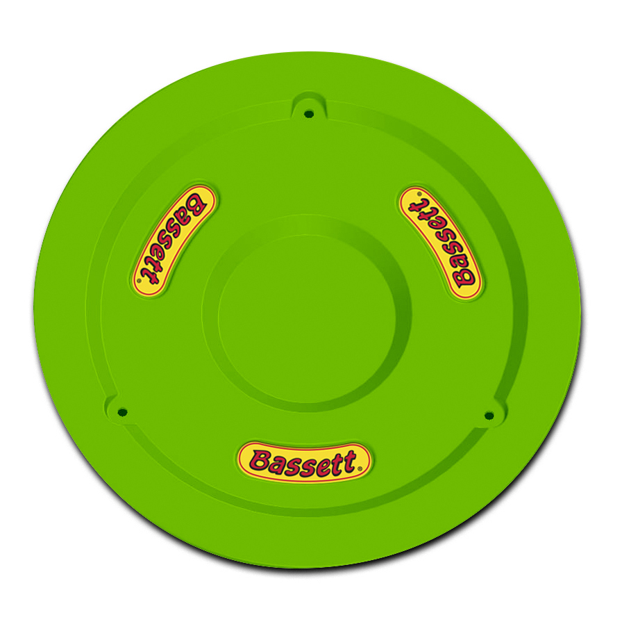 [BAS5PLG-FLOGRN] Bassett - Wheel Cover 15in Green Fluorescent