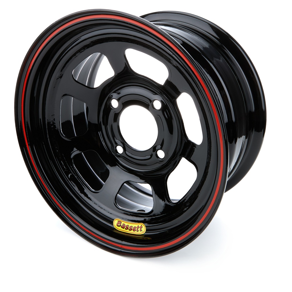 [BASL37ST4] Bassett - Wheel 13x7 4x4.5 4in Bs Black