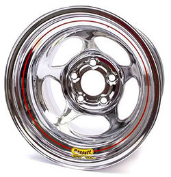 [BAS50L545C] Bassett - Wheel 5x 5in 15 x 10 Chrome 4.5in BS