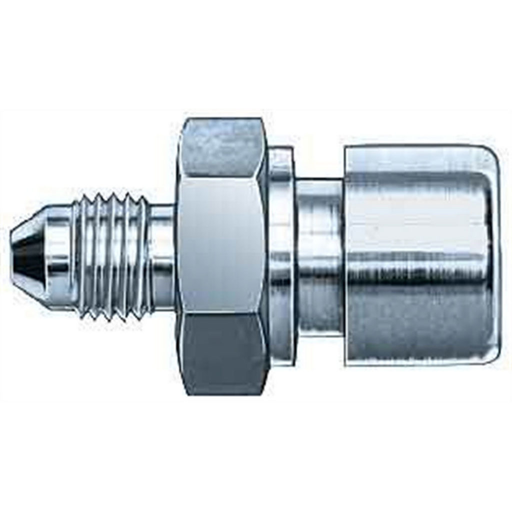 [AERFCM2936] Aeroquip - #3 To 3/8-24 Inverted Female Steel Adapter