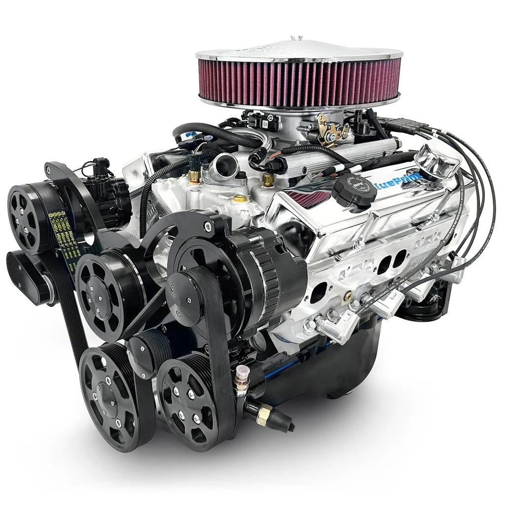 [BPEBP38318MPFIKB] Blueprint Engines - SBC 383 Crate Engine w/ EFI Dressed w/Pulley Kit