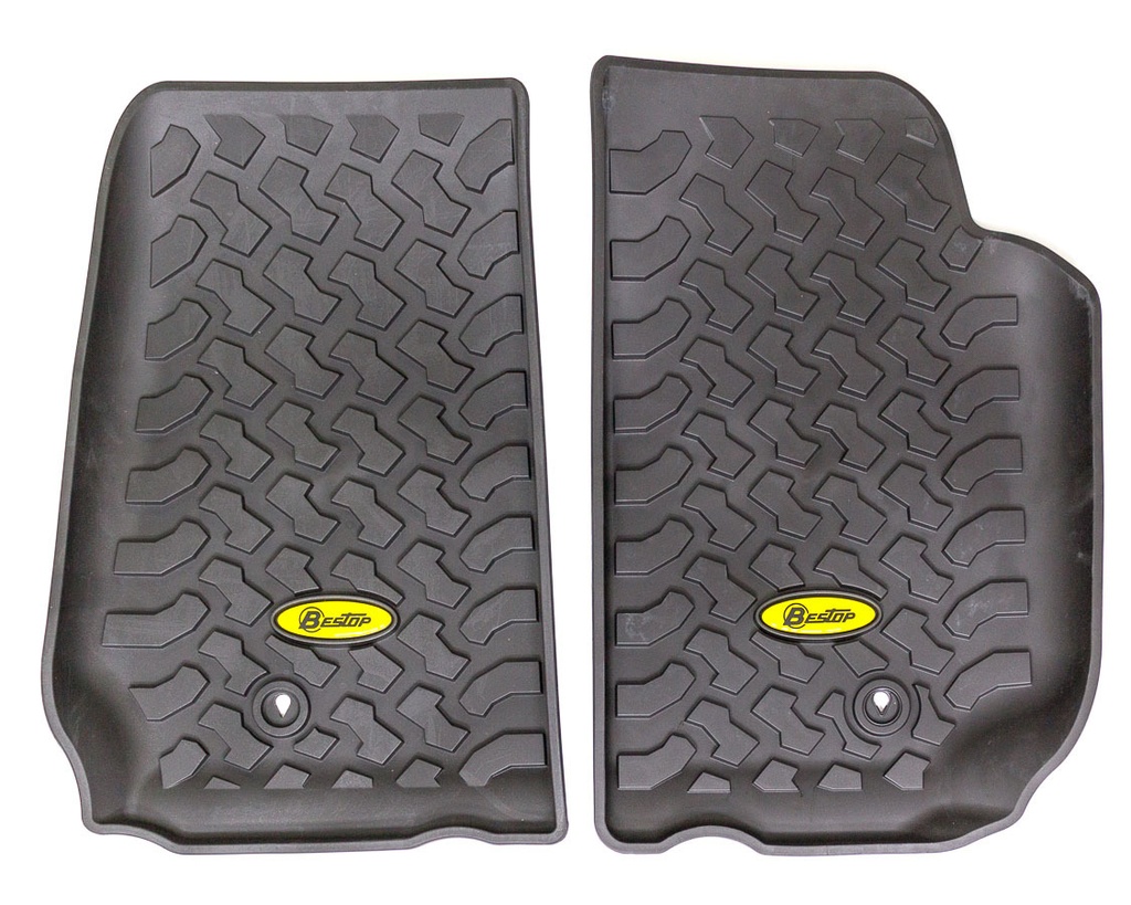 [BES51500-01] Bestop - Black-Floor Liners Front 07-13 Wrangler JK All