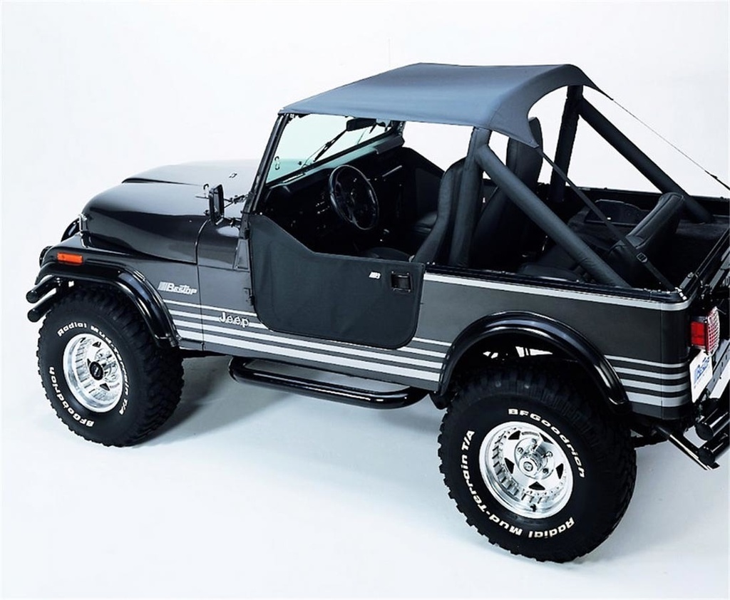 [BES52508-09] Bestop - 76-86 Jeep CJ7 Charcoal Traditional Bikini