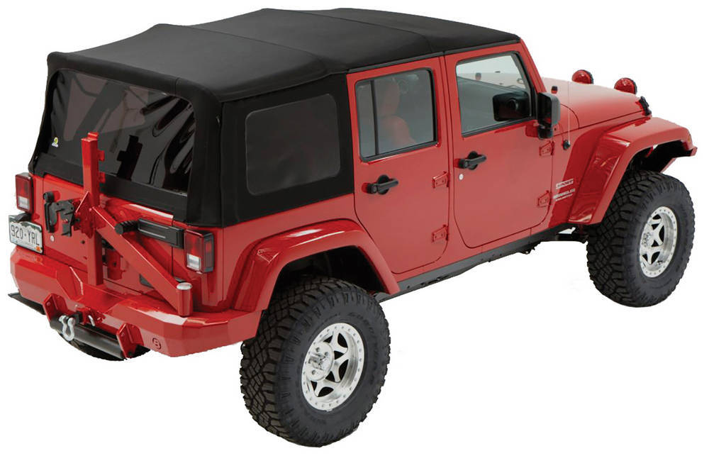 [BES54823-17] Bestop - Supertop NX Black Twill 07-16 Wrangler JK 4 Door