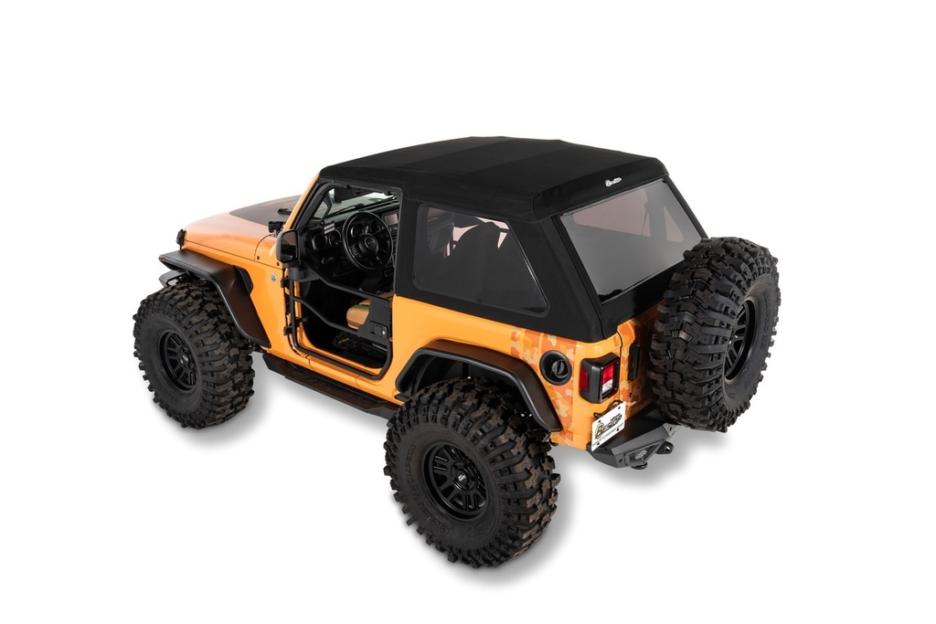 [BES54930-35] Bestop - 18- Jeep Wrangler JL 2Dr Trektop Glide Blk Diamond
