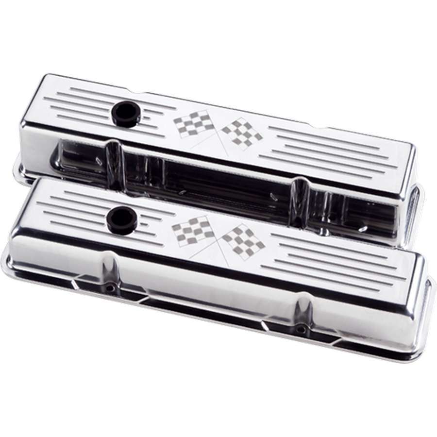[BSP95127] BSP - SBC Short Checkered Flag Valve Covers