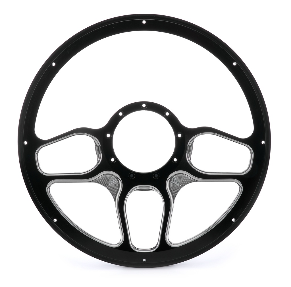 [BSPBC30102] BSP - Steering Wheel 1/2 Wrap 14in Win Lite Black