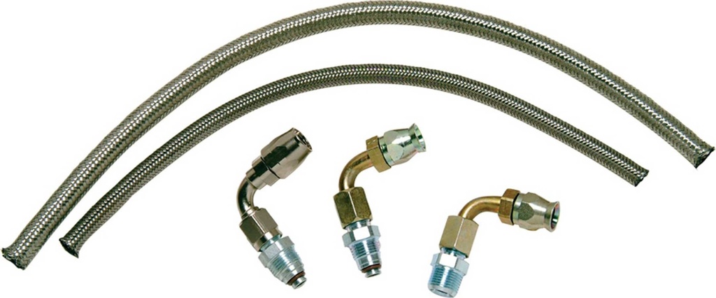 [BRG925203] Borgeson - Stainless Power Steering Hose Kit