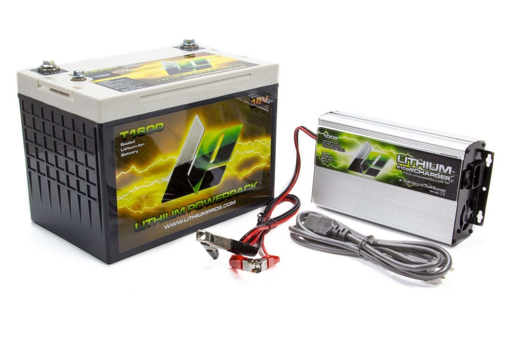 [LPBT1600CK] Lithium Pros - Lithium-Ion Power Pack And Charger Kit
