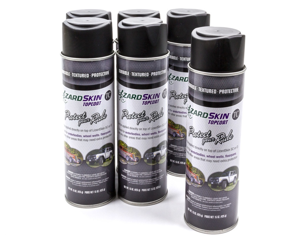 [LIZ3010.6] Lizard Skin - Top Coat Coating Case 6 X 15oz Aerosol Cans