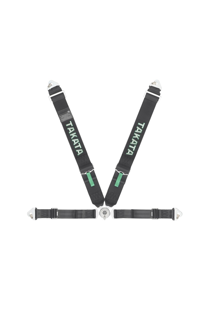 [TAKTR71000-0-27] Takata - Harness Race 4Pt Snap-In 3In Shldr 2In Lap Blk
