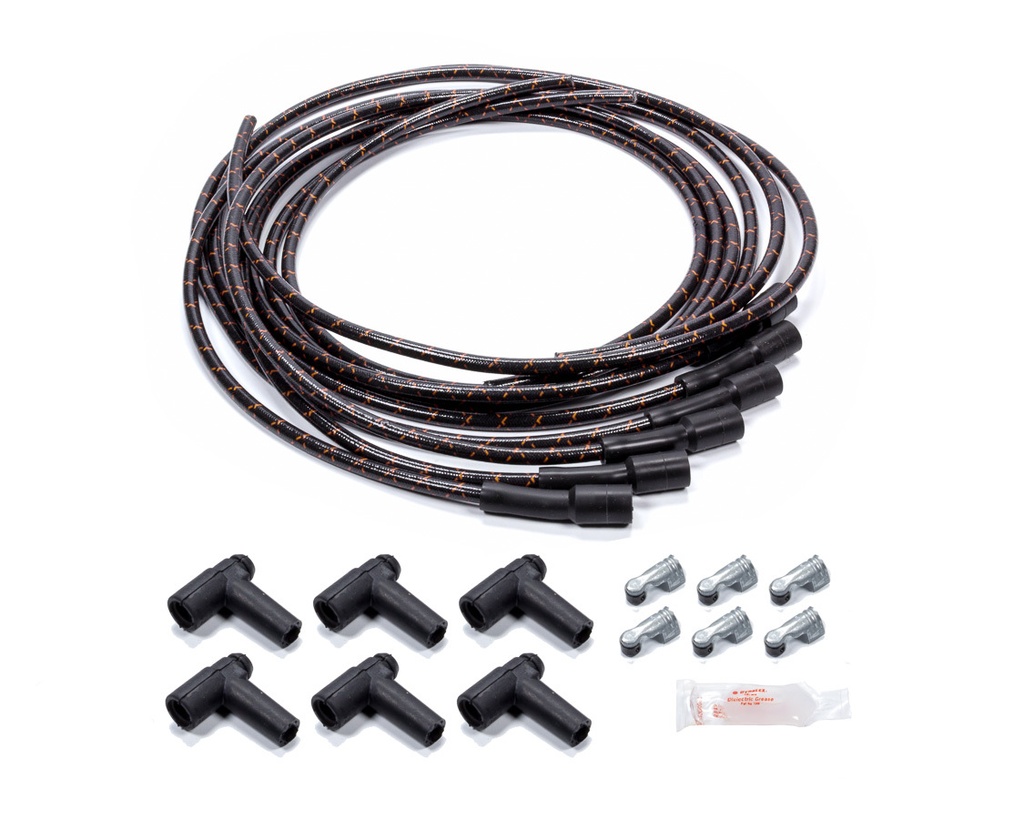 [VNW4001166100-2] Vintage Wires - Ignition Cable Set Universal 180deg Plug HEI