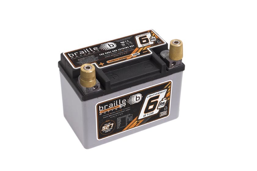 [BRBB106] Braille Auto Battery - Racing Battery 6.6lbs 527 PCA 5.8x3.4x4.1