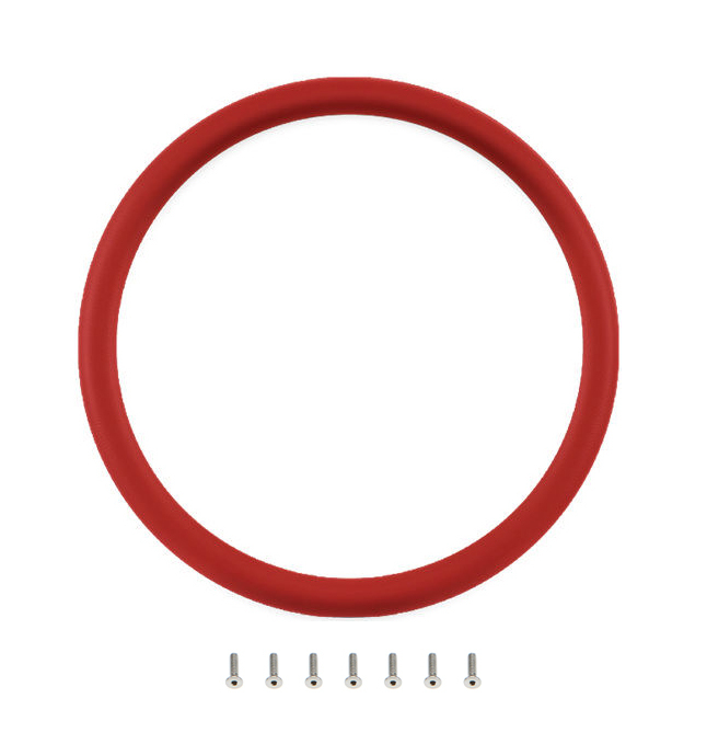 [BSP33005] Billet Specialties - Half Wrap Ring 15.5in Red Leather