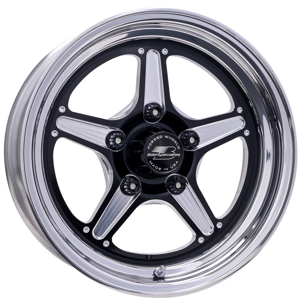 [BSPBRS23580L6155] Billet Specialties - Street Lite Black Wheel 15X8 5.5In Bs