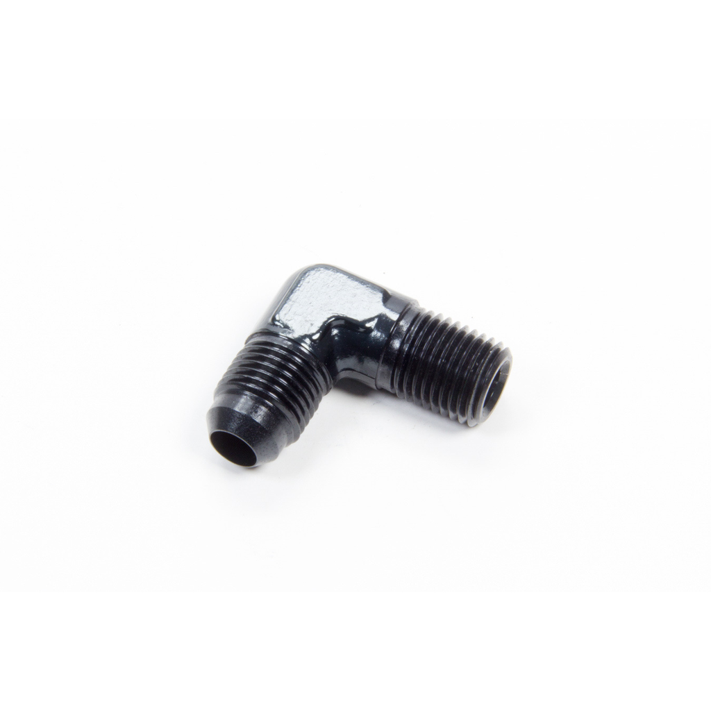 [AERFCM5034] Aeroquip - 90 Deg Alum #6 Flare 1/4 In Black
