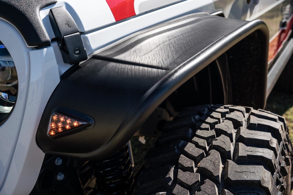 [BUS10928-07] Bushwacker - 20- Jeep Gladiator Fender Flares Flat Style